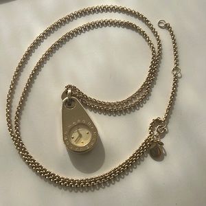 Marc by Marc Jacobs Gold Zipper Watch (Necklace)